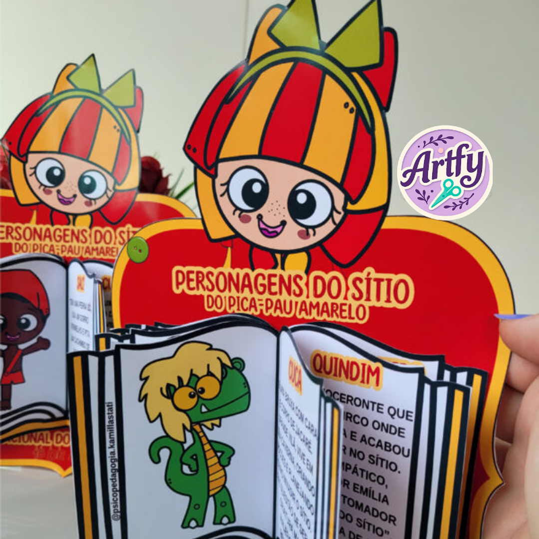 Livrinho Interativo Personagens do Sítio 1