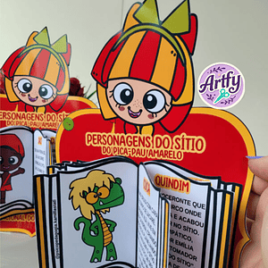 Livrinho Interativo Personagens do Sítio