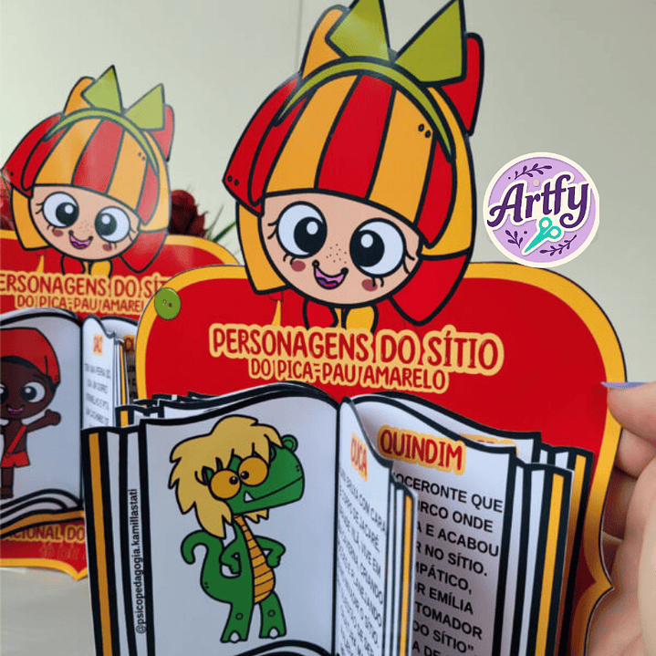 Livrinho Interativo Personagens do Sítio 1