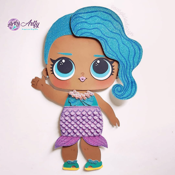 Rainha do Mergulho - Figurinha 1