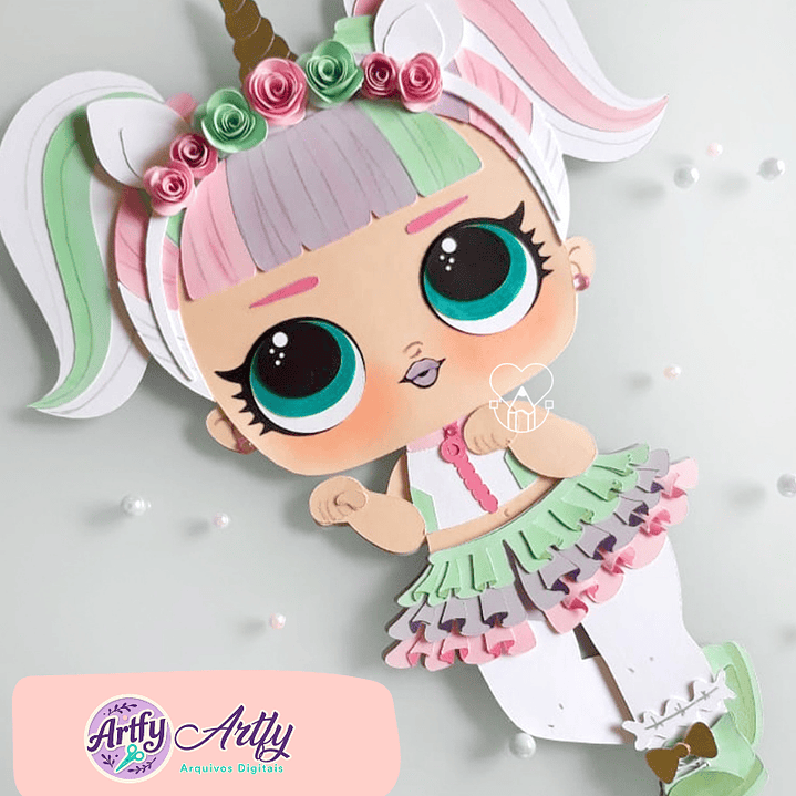 Corte Boneca Unicórnio 1