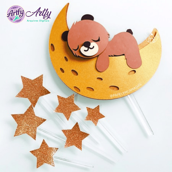 Corte Ursinho na Lua 1