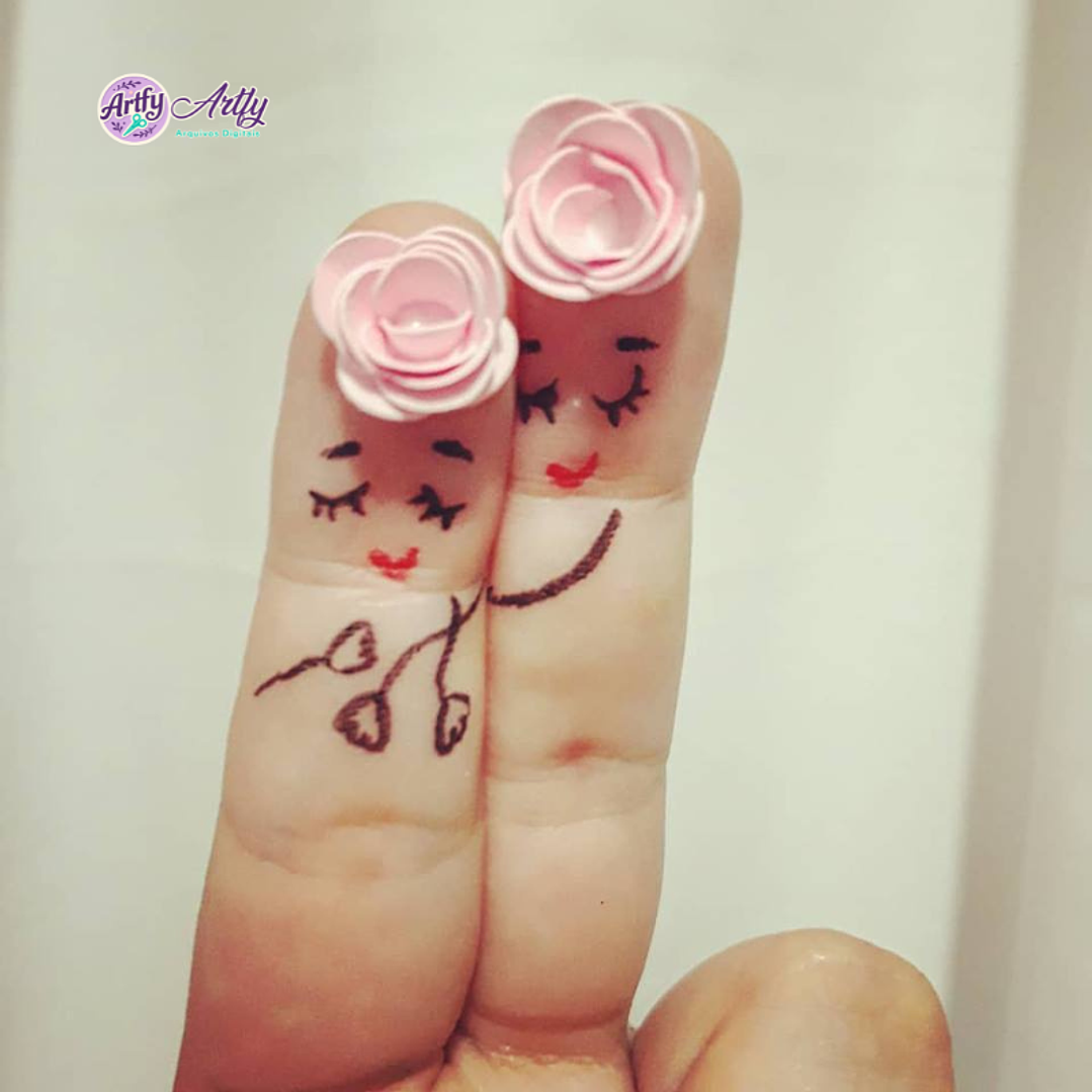 Mini Rosa - Camadas 1