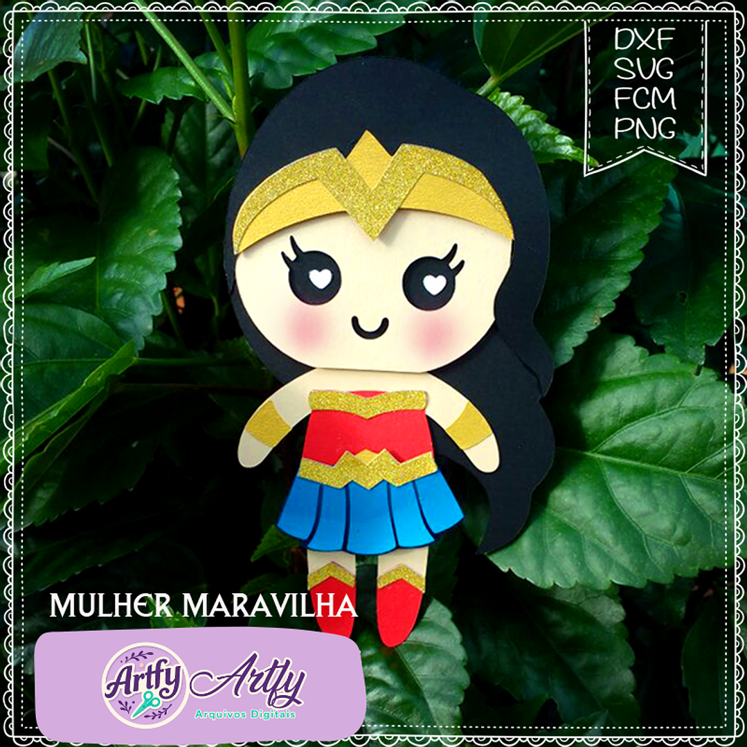 Corte Mulher Maravilha 1