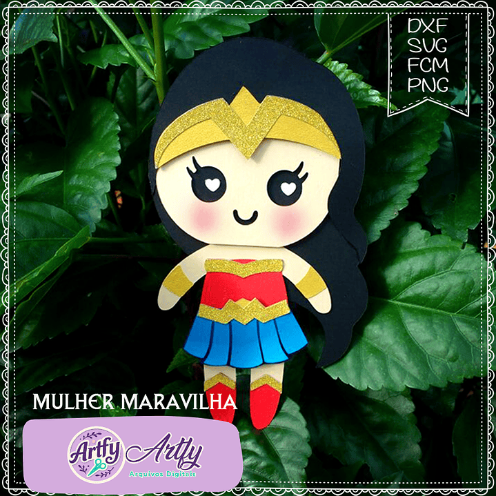 Corte Mulher Maravilha 1