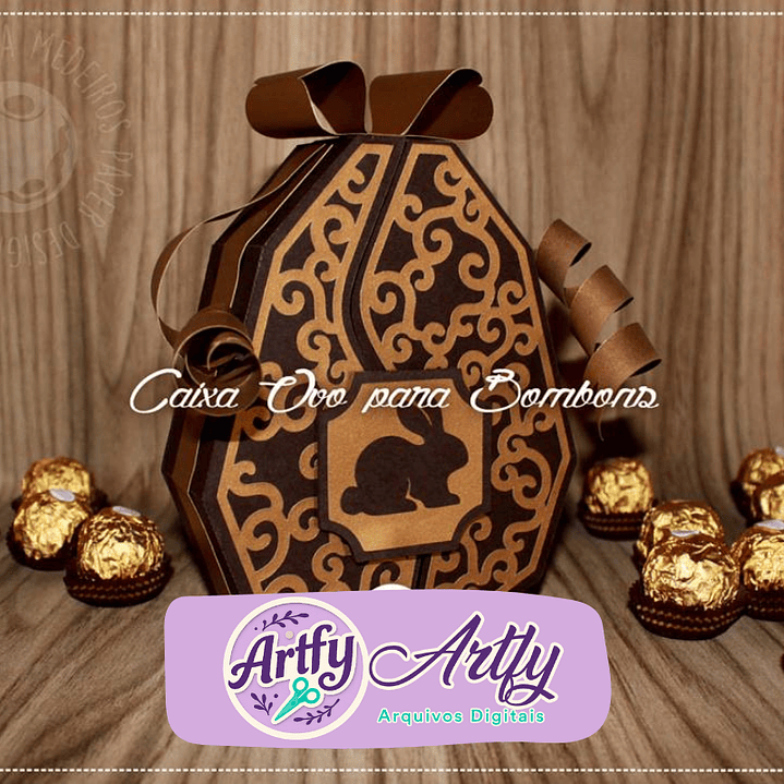 Caixa Ovo para Bombons 1