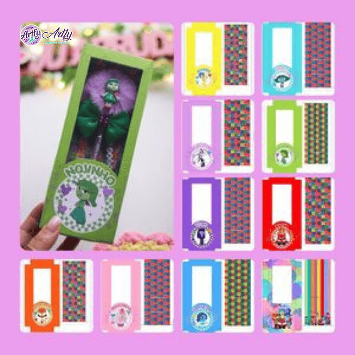 10 Artes Imprima e Monte Caixa Caneta 1