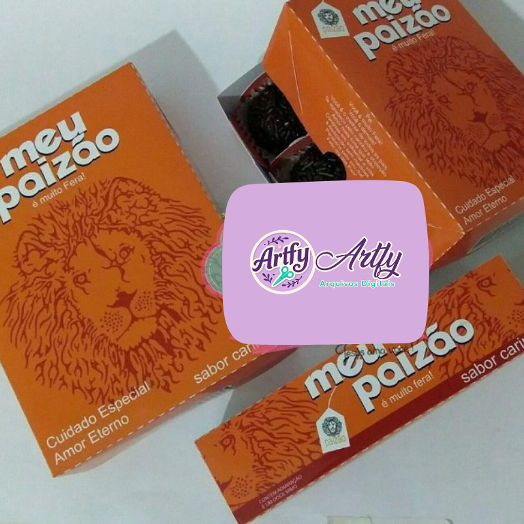 Caixinha Meu Paizão 4 Doces 1