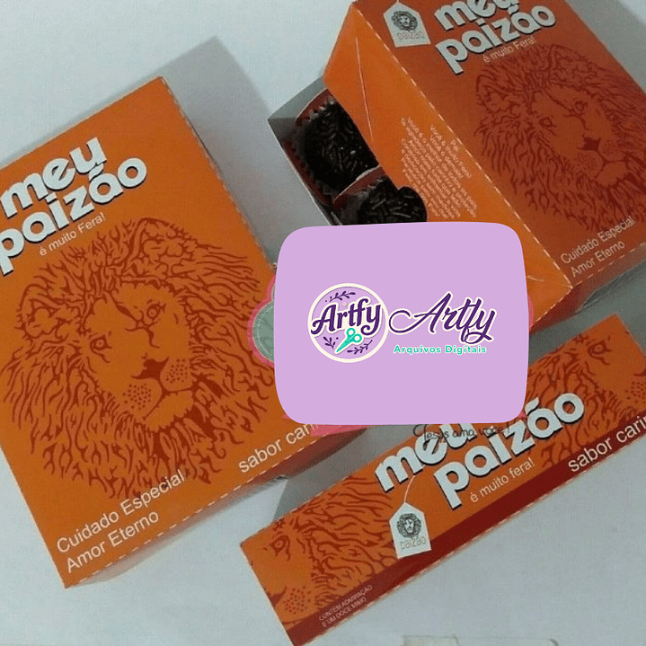 Caixinha Meu Paizão 4 Doces 1