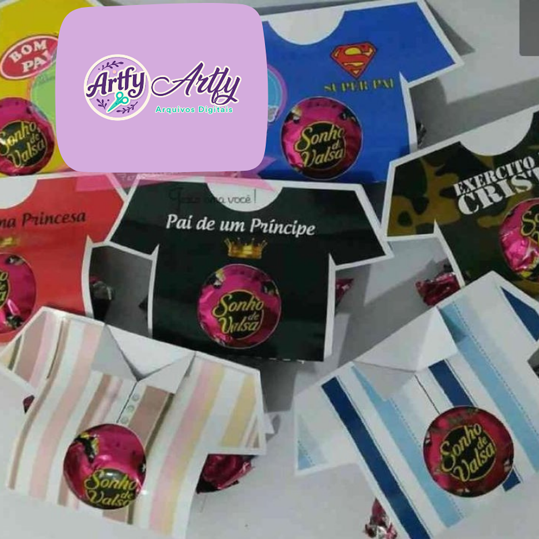 Porta Bombom Camisa 1