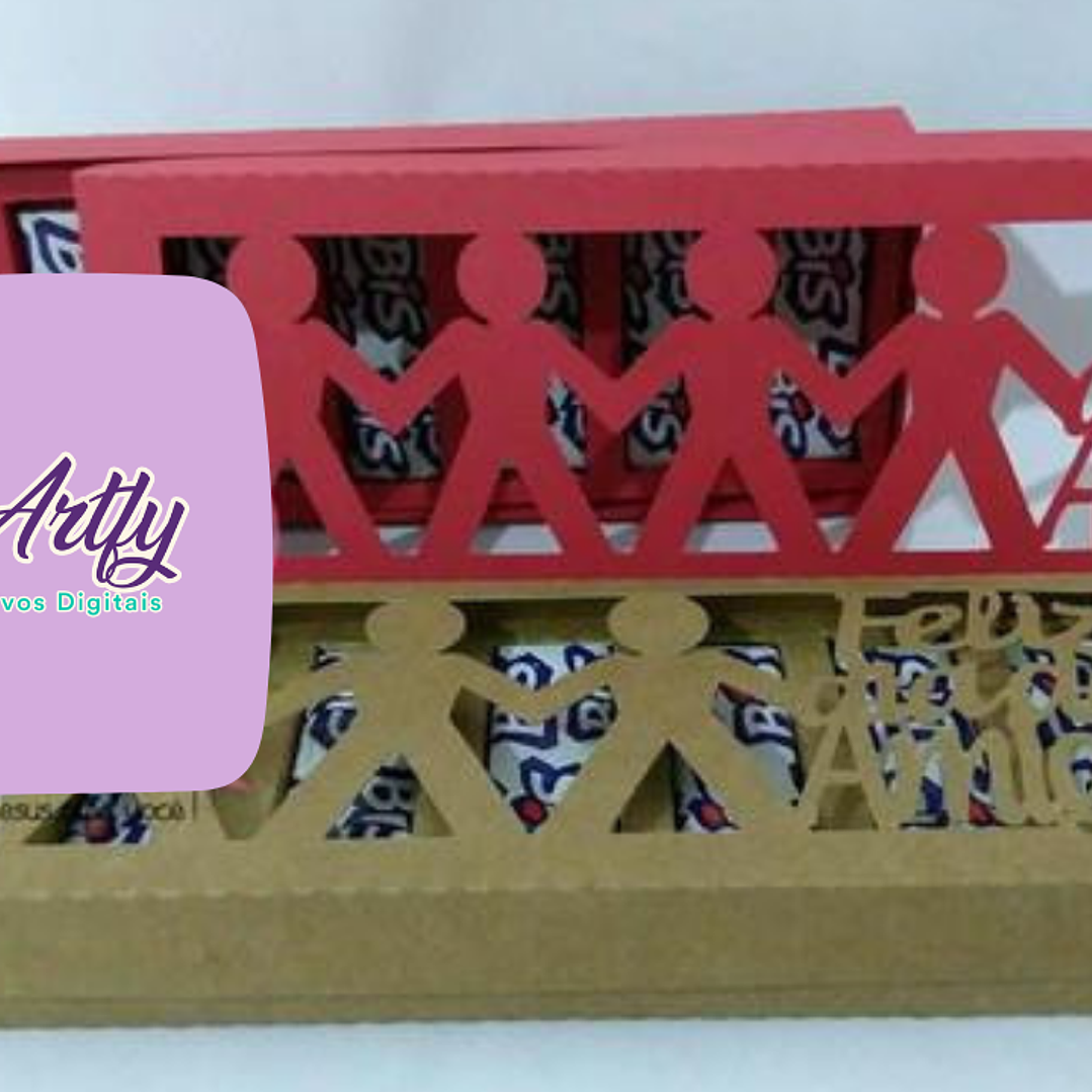 Caixinha Vazada - Feliz dia do Amigo 1