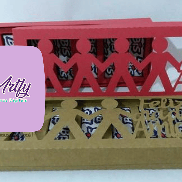 Caixinha Vazada - Feliz dia do Amigo 1