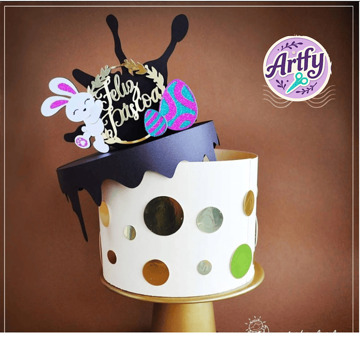 Topo de Bolo Pascoa 1