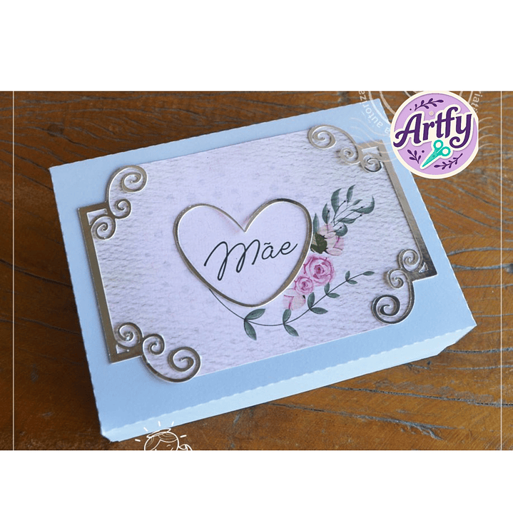 CAIXA CORAÇÃO MÃE E FILHO 1