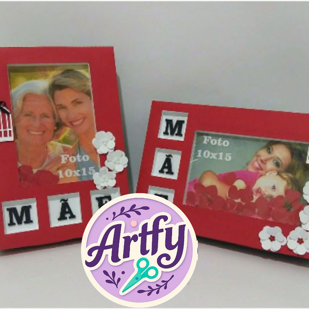 Caixa Porta Retrato Mãe 1