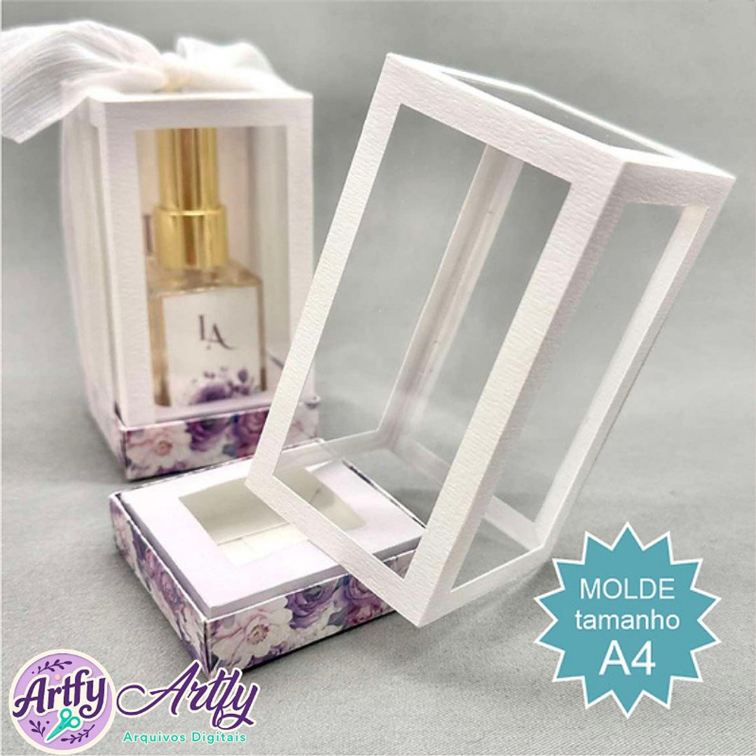 Molde Caixa Aromatizador com Visor 1