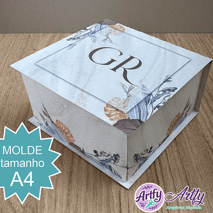 Molde Caixa Bem Casado Em Papel 1
