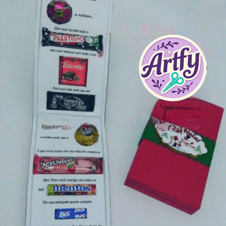 Mensagem de Chocolate - Dia das Mães 1