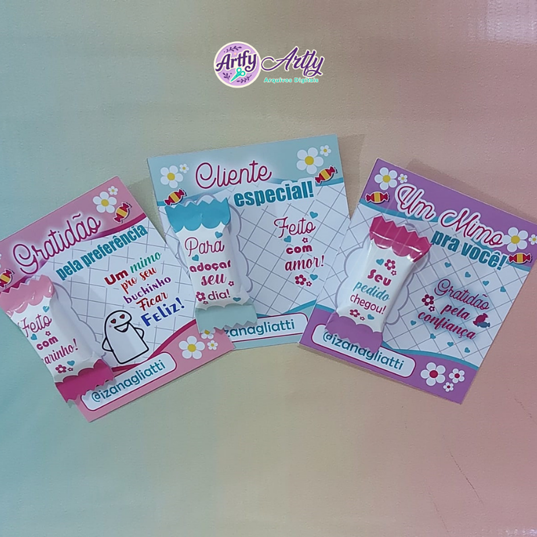 Trio de Card Balinha 1