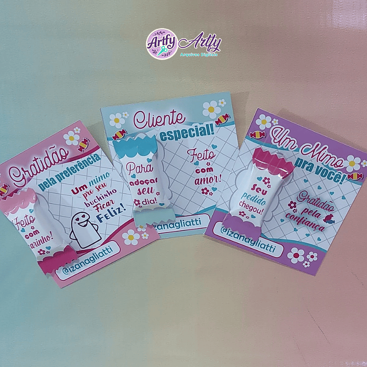 Trio de Card Balinha 1