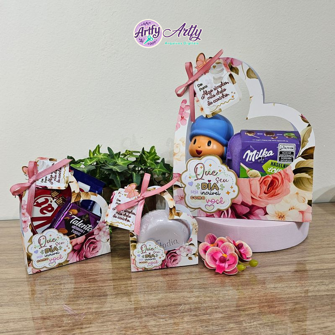 Trio de Sacolas de Cor 1