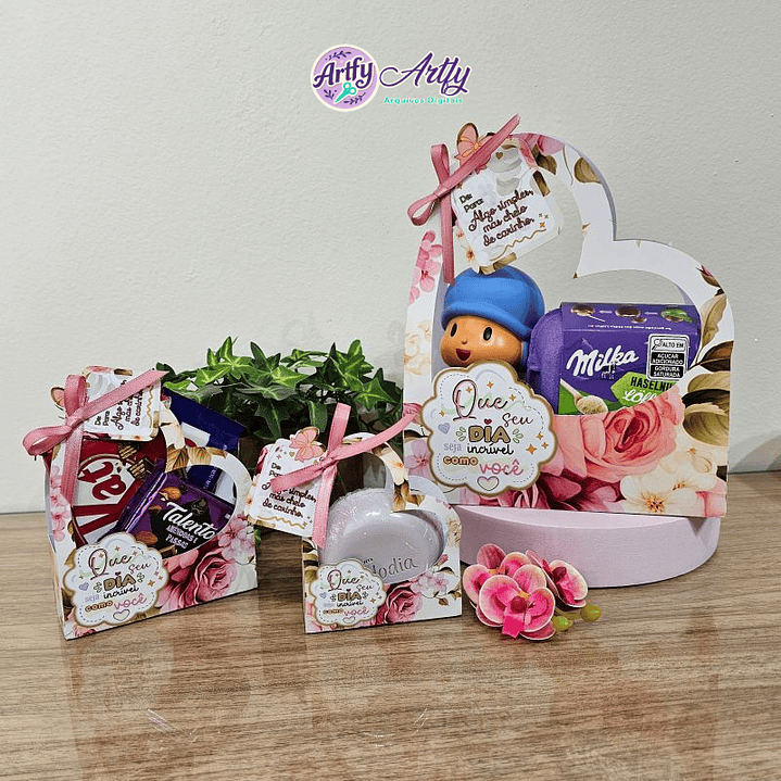 Trio de Sacolas de Cor 1