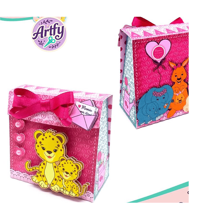 CAIXA ENVELOPE Rosa 1