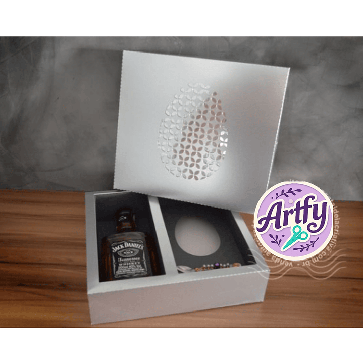 CAIXA JACK DANIELS OVO PASCOA 2