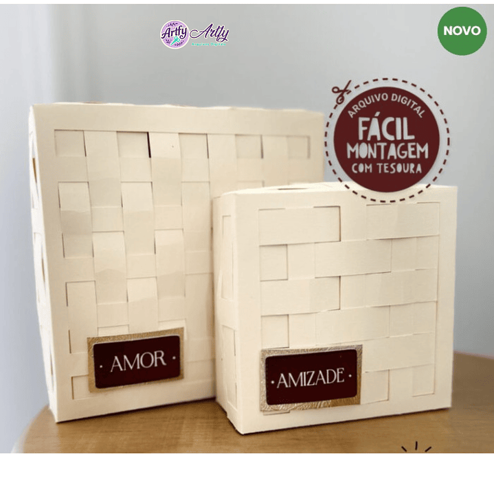 DUO DE CAIXAS AMOR AMIZADE 1