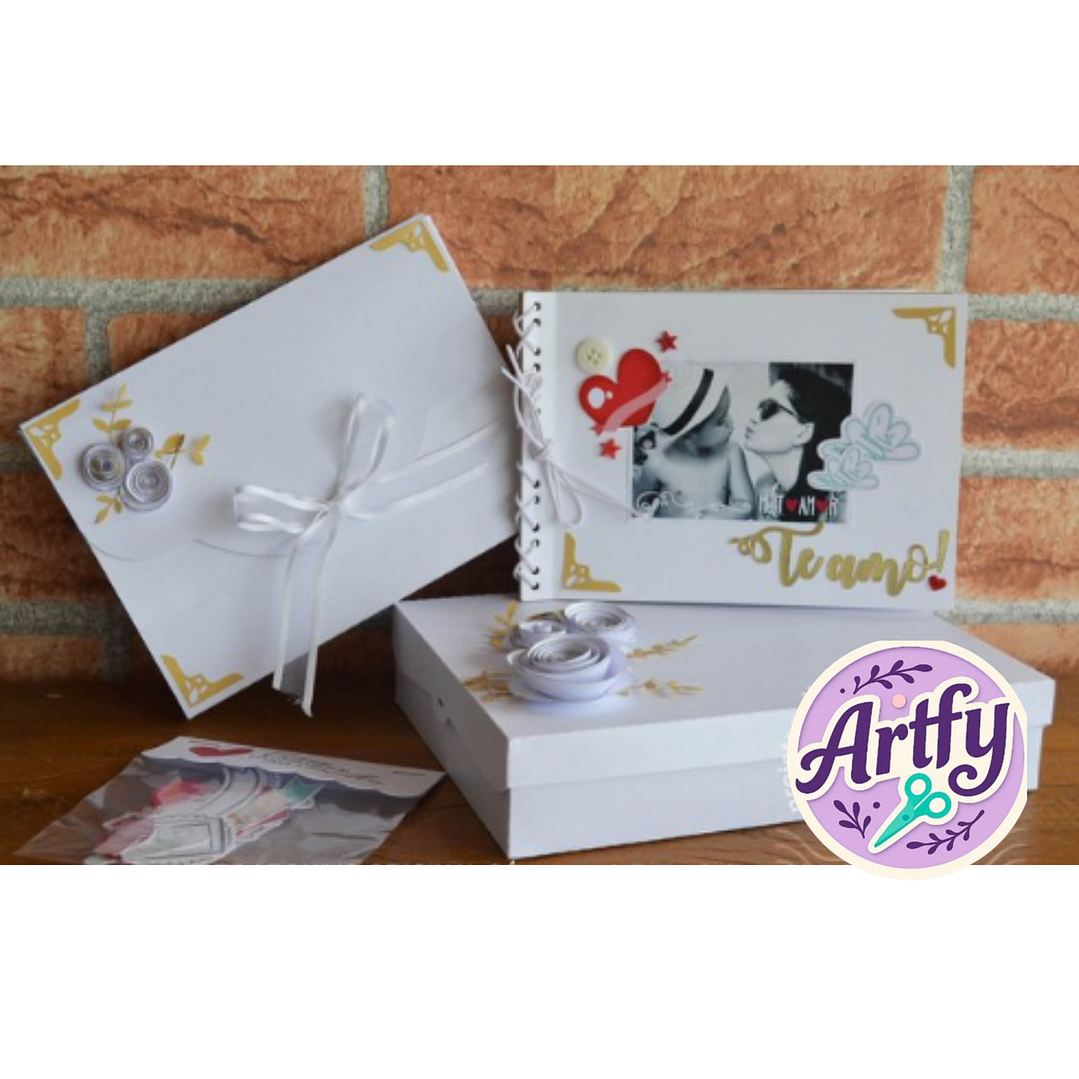 KIT COM CAIXA E ÁLBUM DIA DAS MÃES 1