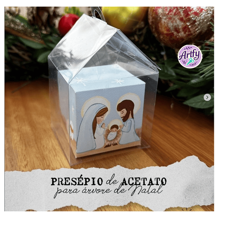 PRESÉPIO  ENFEITE DE ARVORE 1