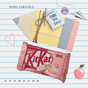 Caixa Lapis Kit Kat