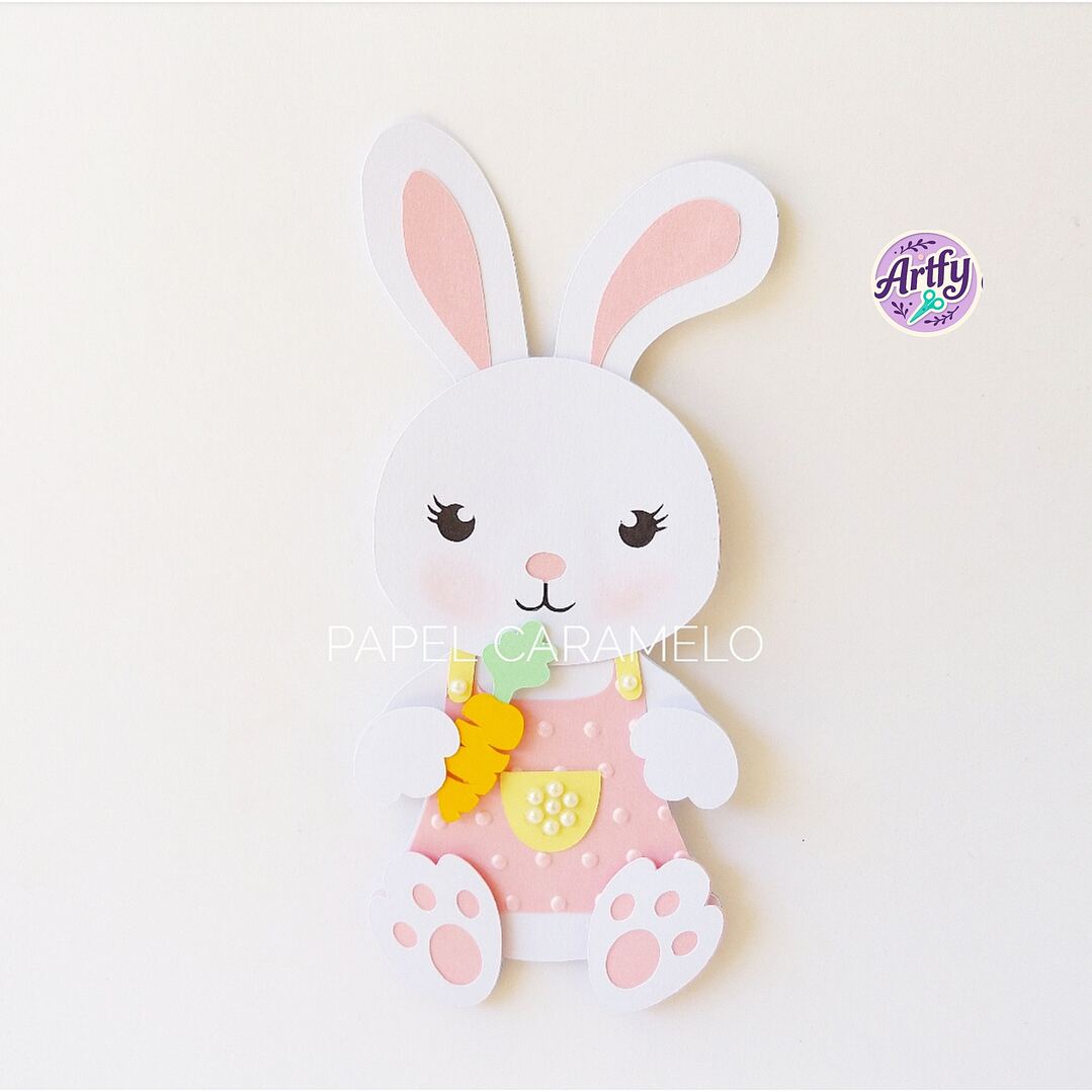 Coelhinha fofa Camadas PÁSCOA 1