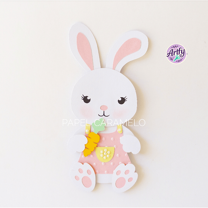 Coelhinha fofa Camadas PÁSCOA 1