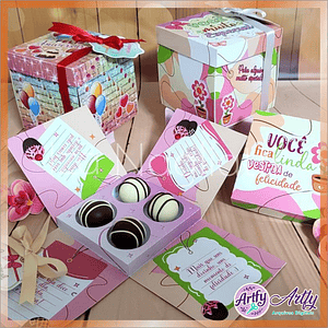 Mini Caixa Explosão