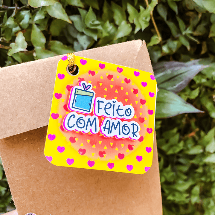 Tags Quadradas Kit Embalagens 1