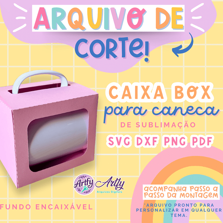 Caixa Box para Canecas 1