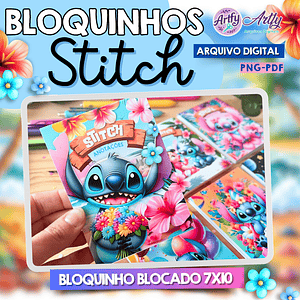 Bloquinhos Blocados Stich