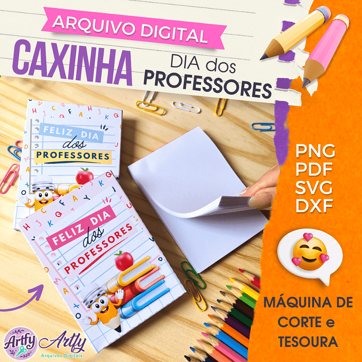 Caixinha Bloquinho Dia dos Professores 1