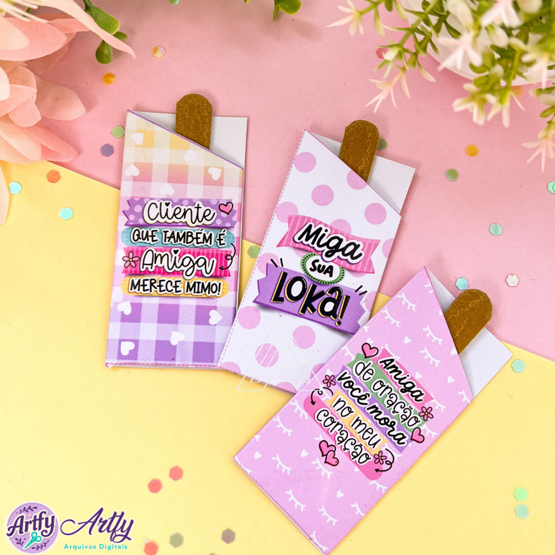 Amizade Mini Lixas 1