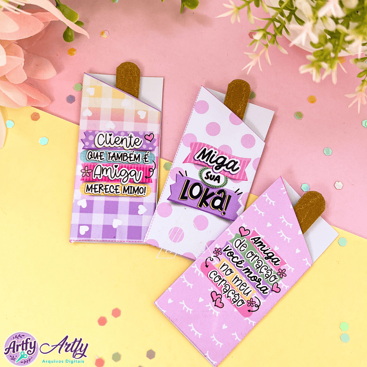 Amizade Mini Lixas 1