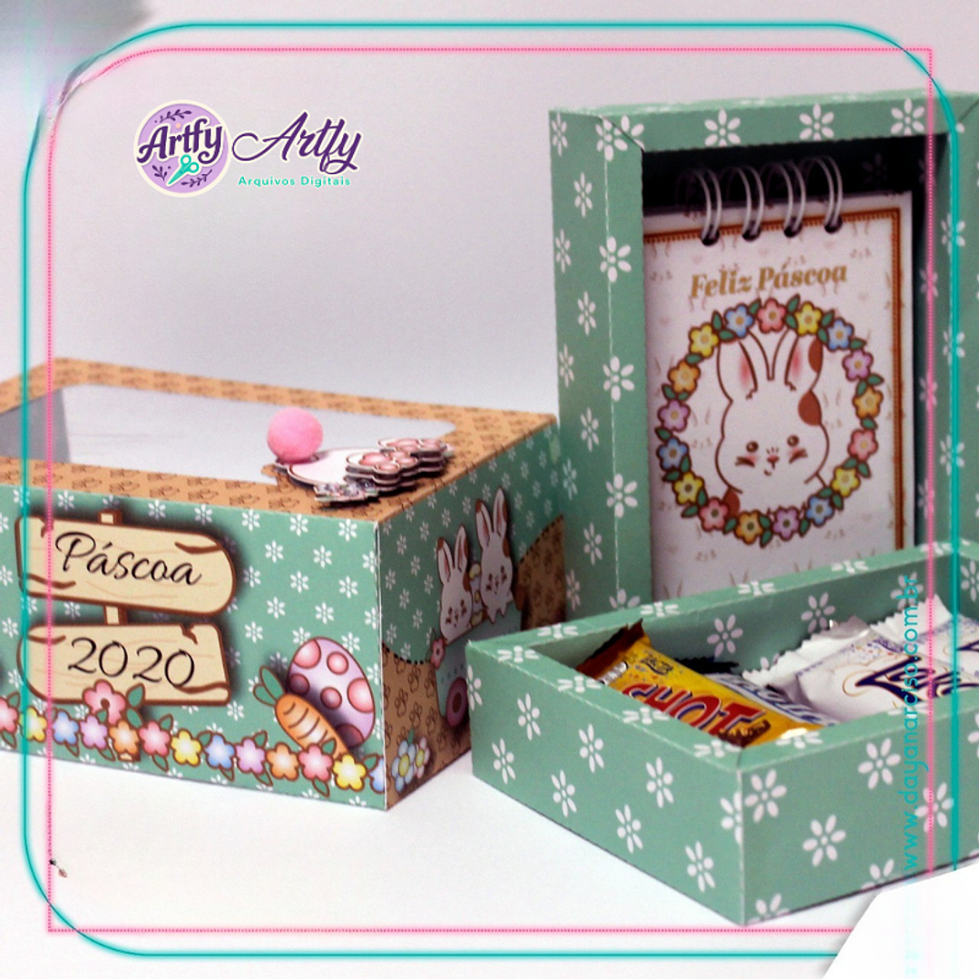 Caixa 2 Andares - Páscoa 1