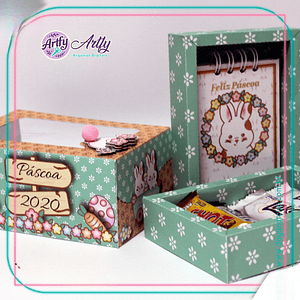 Caixa 2 Andares - Páscoa