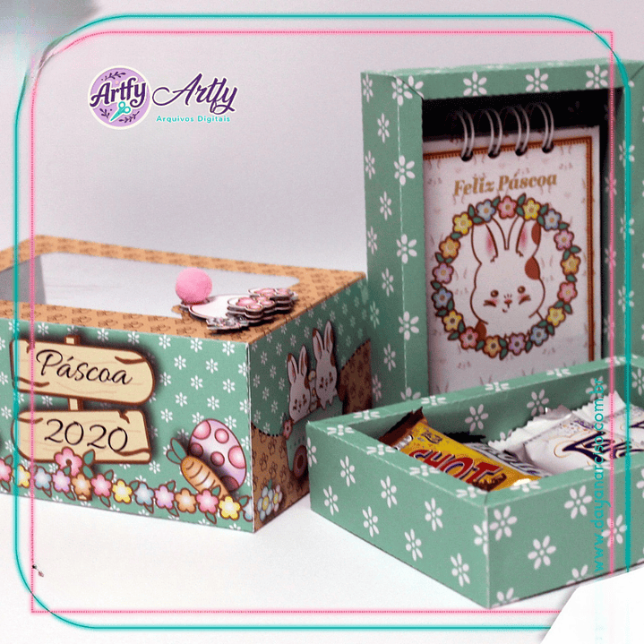 Caixa 2 Andares - Páscoa 1