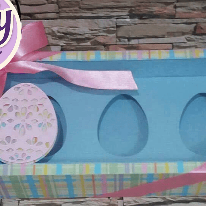 Caixa Sliding 3 ovos 100g 1