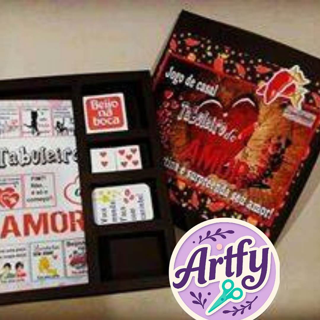 Caixa Tabuleiro do Amor 1