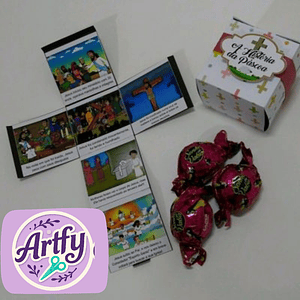 Caixa Historiada Páscoa 