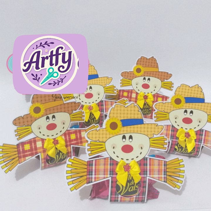 Porta Bombom Espantalho 1