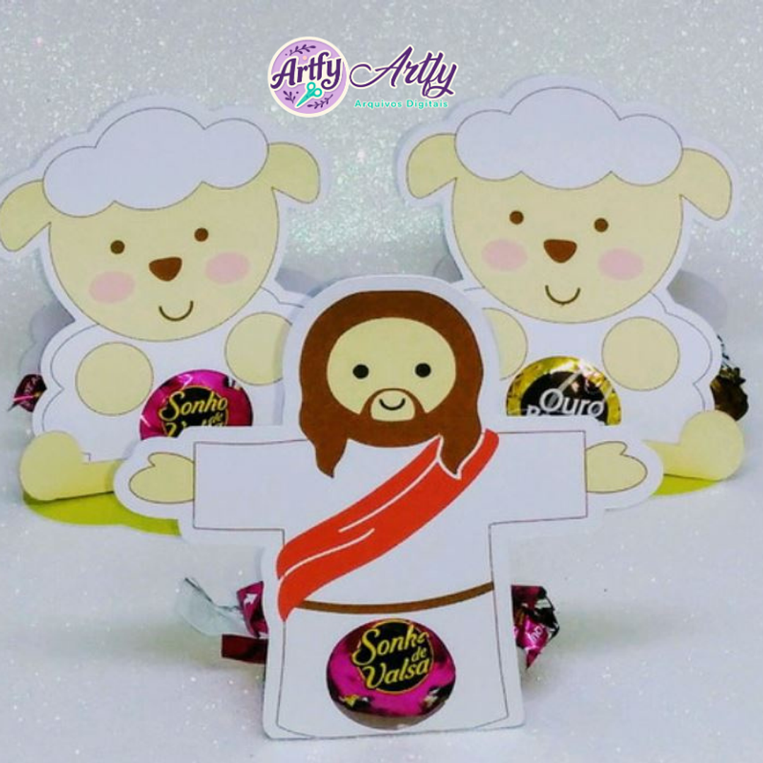 Porta Bombom Cordeirinho 1