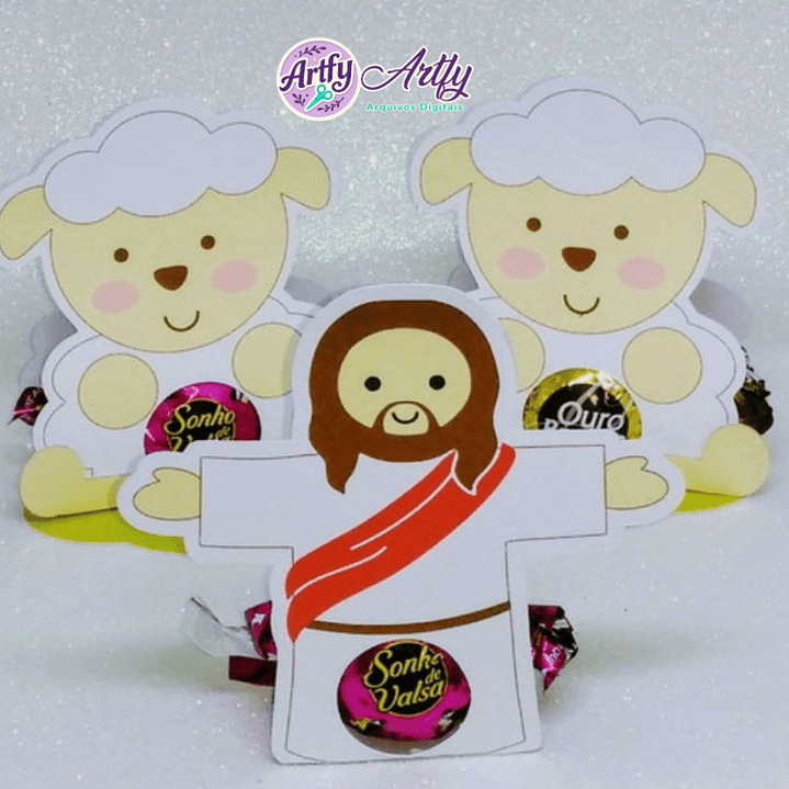 Porta Bombom Cordeirinho 1